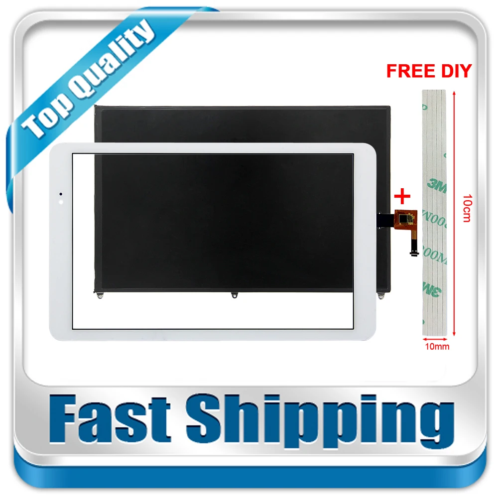 

New For Huawei Mediapad T1 10 Pro LTE T1-A21L T1-A22L T1-A21W Replacement LCD Display + Touch Screen White