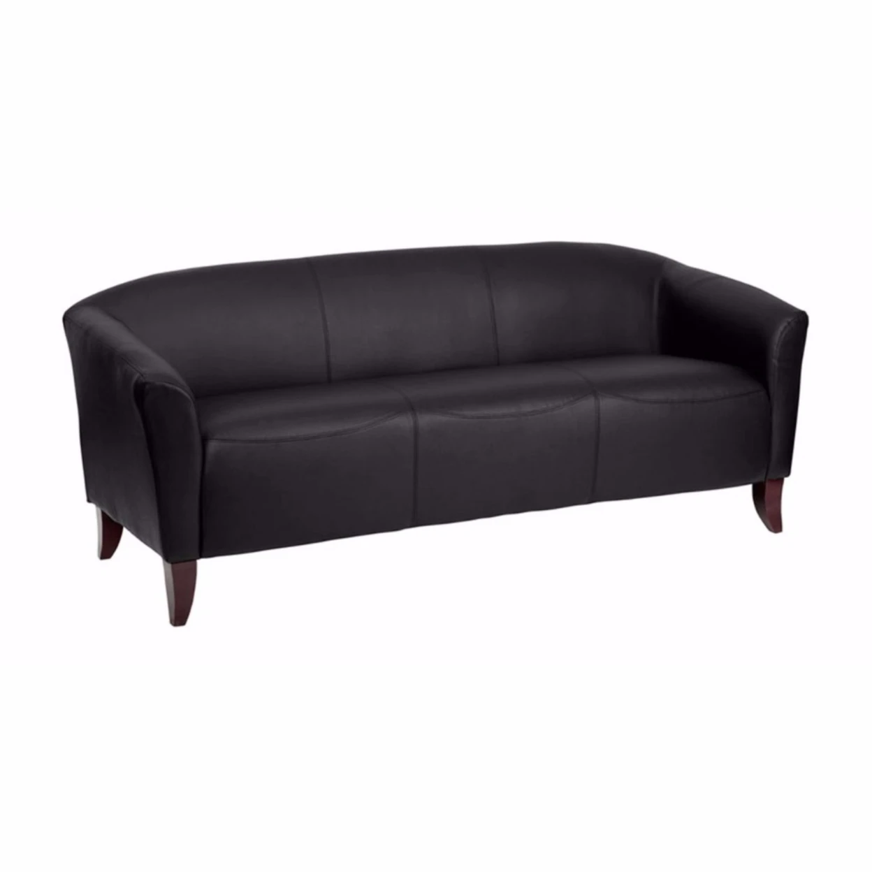 Flash Furniture Hercules Imperial Series Reception Set In Black (3)