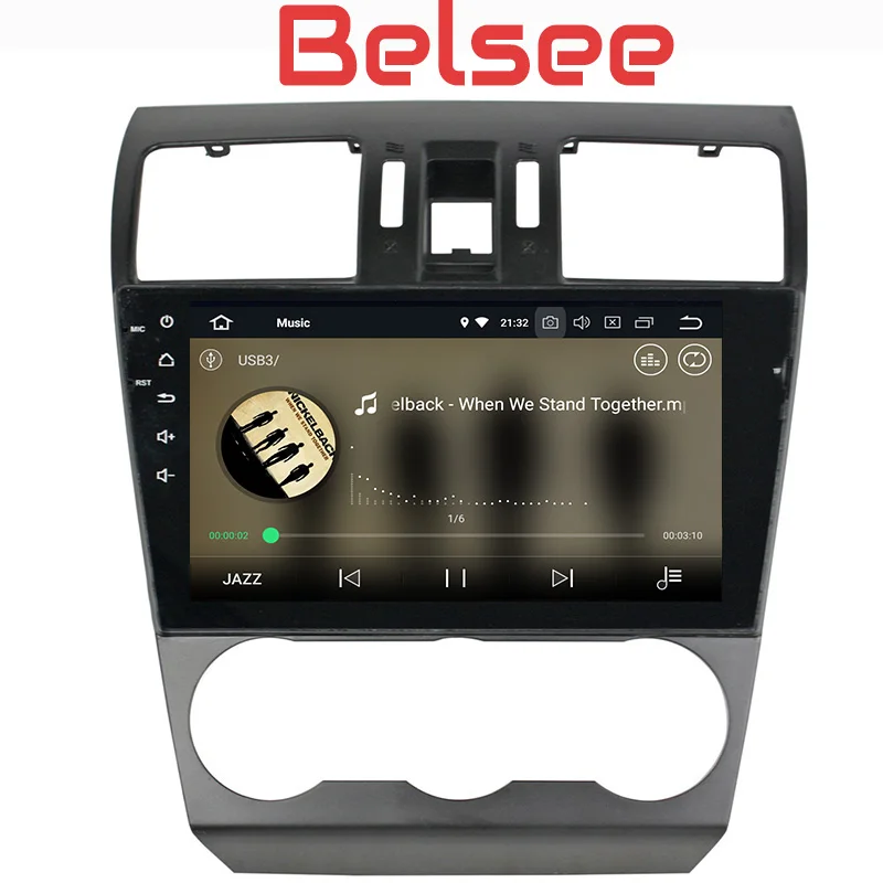 Belsee Восьмиядерный PX5 Android 9,0 64 Гб головное устройство gps Navi HD радио мультимедиа для Subaru Forester WRX XV 2013