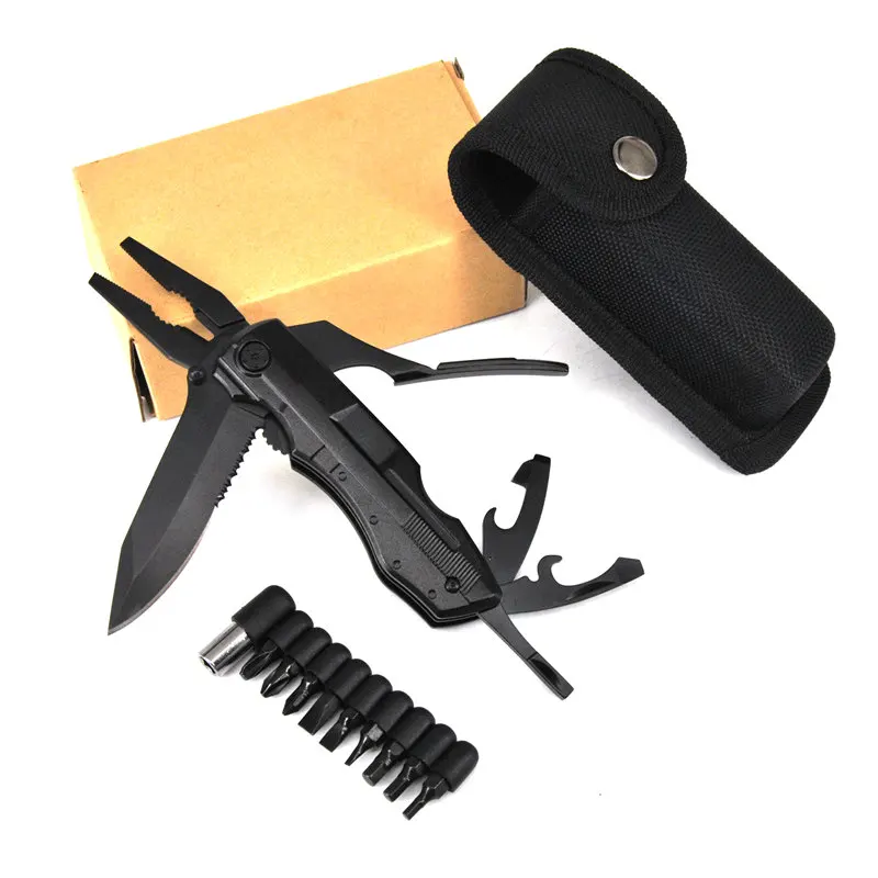 

Multiherramienta Folding Pliers Wire Cutter Multitool Knife Outdoor Camping Military Survival Knife Pocket Utility EDC Hand Tool