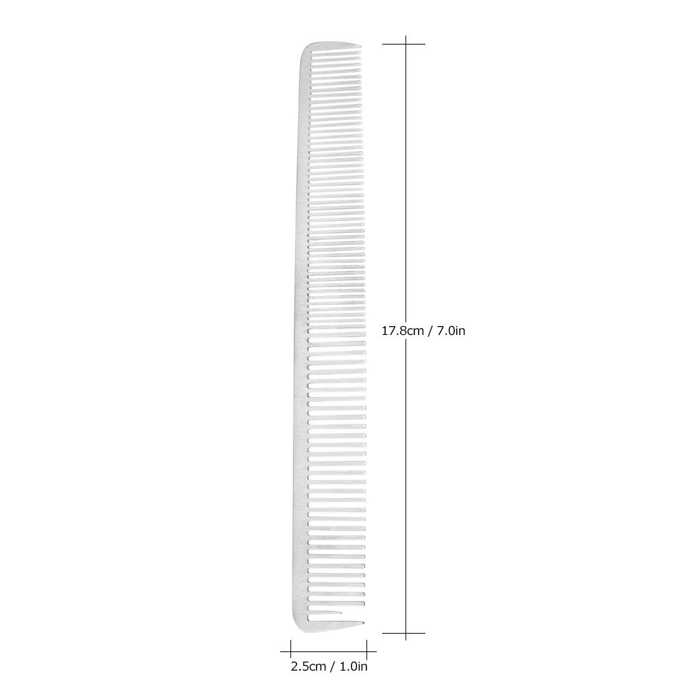 Щетка для волос из нержавеющей стали, расческа для салона, Антистатическая Расческа для стрижки волос, ультра-тонкая ручная работа, профессиональная расческа для парикмахерской