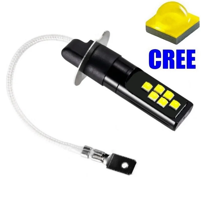 1 шт. новинка 2019 H3 Высококачественная светодиодная фара с чипом CREE для автомобиля