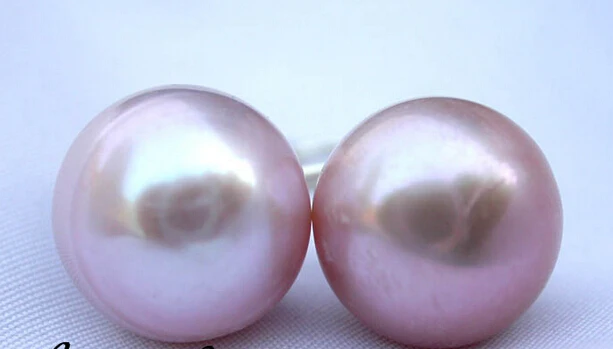 

Hot sell Noble- hot sell new - free shipping 12792 purple freshwater pearl earring stud