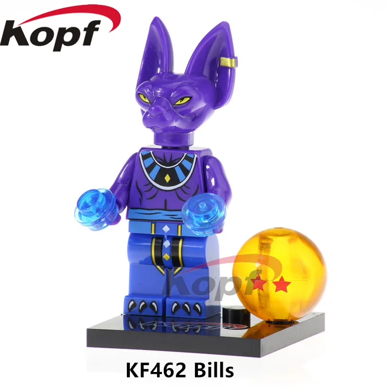 

KF462 Single Sale Z Figure Dragon Ball Building Blocks Bills Android 17 Goku Ultra Instic Jiren Bricks Model Children Gift Toys