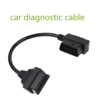 

hot sell OBD2 Adapter Connector with superior durability Right Angle 16Pin male to female extension cable