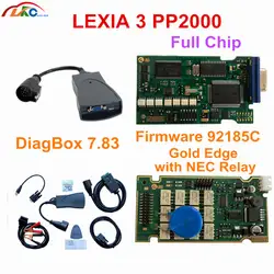 2 шт./лот Lexia3 PP2000 полный чипы PCB плата Lexia3 с новейший Diagbox V7.83 Lexia 3 FM No.921815C диагностический инструмент бесплатная доставка