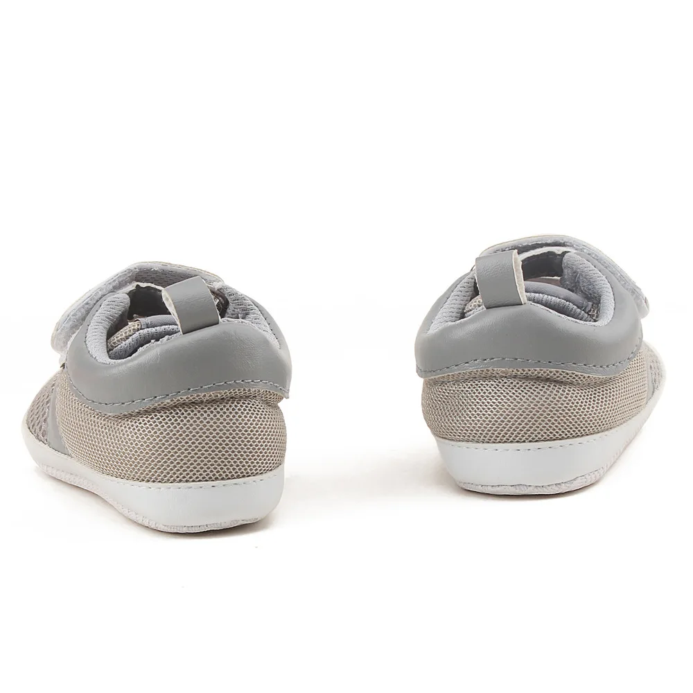 Cnfsnj 2017 новорожденных Для маленьких мальчиков хлопковая Ткань первых шагов детей мягкая Подошва кроссовок Обувь обувь из сетчатого