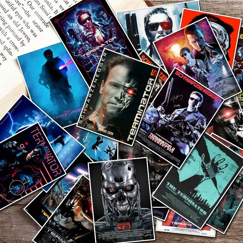 E072-25Pcs 25 шт. Терминатор T-800 Арнольд Шварценеггер наклейка для фильма для багажа Скейтборд Мотоцикл Велосипед холодильник ноутбук наклейка - Цвет: E072-25Pcs