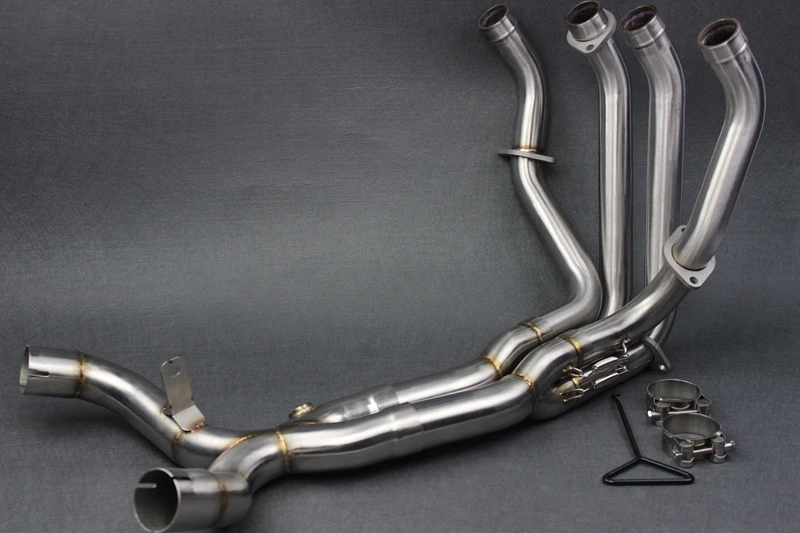 Z1000 2010-2016 Motorcycle Exhaust Muffler Pipe Modified Stainess Steel Front Pipe Tube Full System For Kawasaki Z1000 2010-1016 (1)