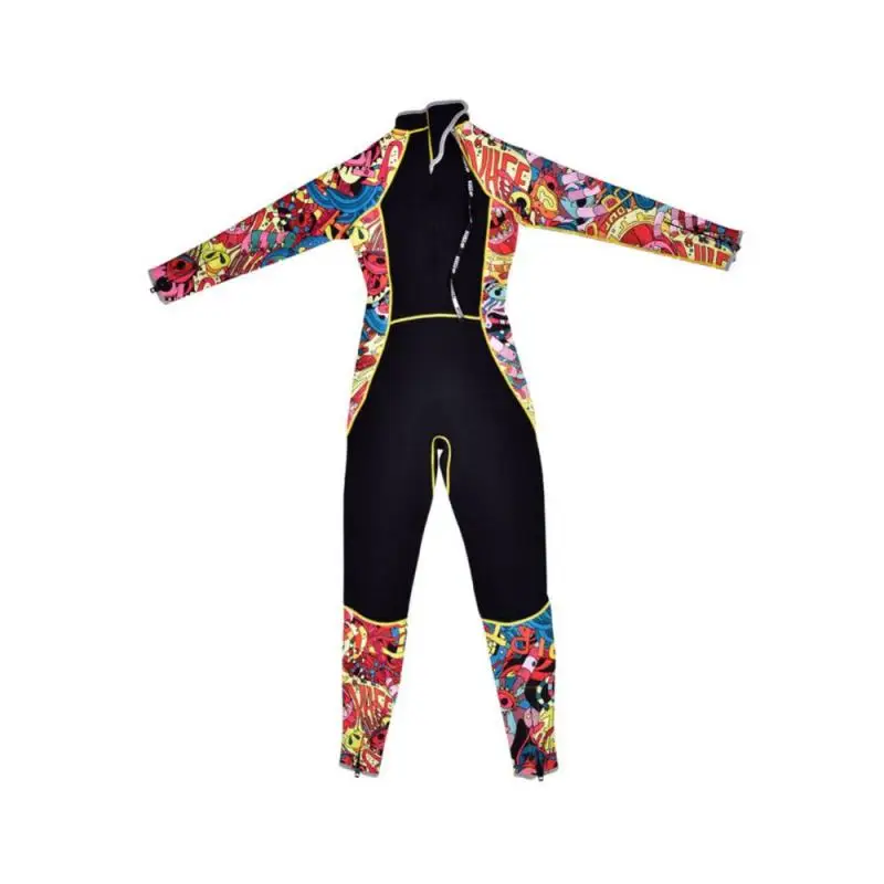 3mm Women Slim Long Sleeve Wetsuit Scuba Snorkeling Swimsuit Full Body