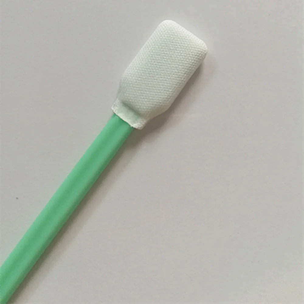 100pcs/pack NonWoven Cotton Swabs Dust-free Anti-static Cleaning Q-tips For Fiber Laser Machine Focus Lens Protection Windows