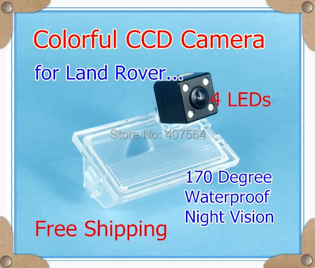 HD CCD 4 LEDs Car Rear View Reverse font b Camera b font for Land Rover