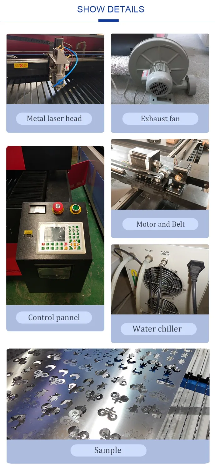  Factory price cnc laser machine / laser cutting machine price / laser cutting machine for sale