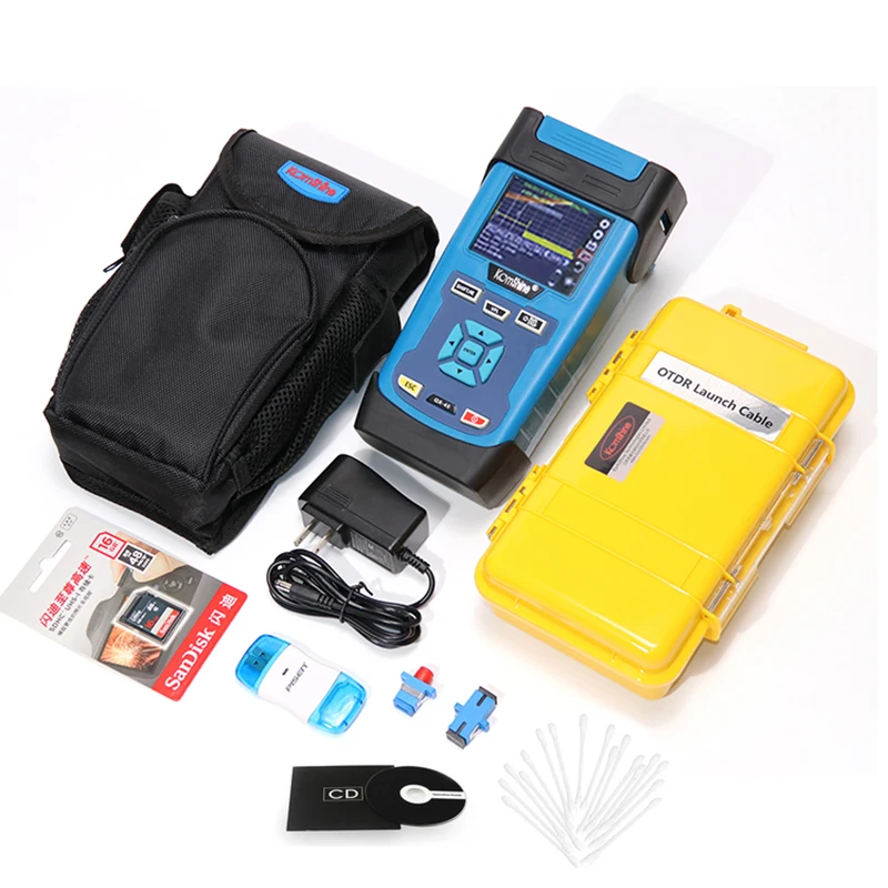 

Original new FTTH OTDR fiber tester 1310/1550nm 120km with English Espanol 32/30dB