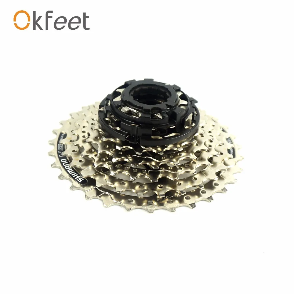 Okfeet Shimano Freewheel 32T 7 8 скоростной Кассетный Маховик свободного колеса для горного