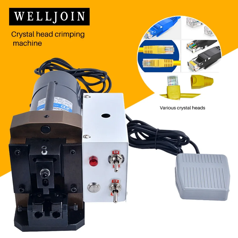 

Semiautomatic Rj45 Wire Crimping Machine,RJ45 RJ11 RJ12 Cable Crimper,4p ~10p10c te