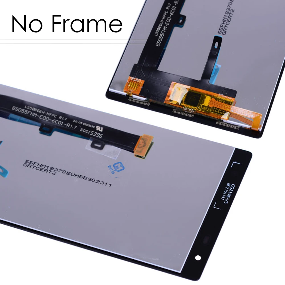 Оригинальный 5 &quotдисплей для Lenovo Vibe X3 LCD сенсорный экран с рамкой x3 Замена дисплея