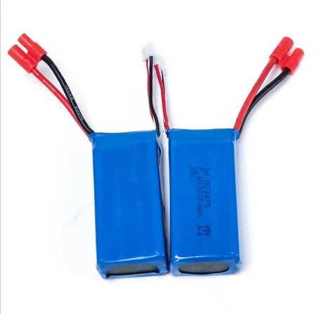 Аккумулятор литий полимерный для квадрокоптера Syma X8W X8C X8G RC 2 шт./Лот 7 4 В 2000