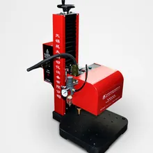 300x200mmBench пневматический поворотный dot Подшаманить маркировочная машина для круглого поверхности маркировка 220 В микро-ударные маркировки высокое качество NE