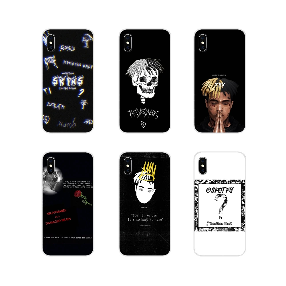 

Transparent TPU Case Cover For Xiaomi Mi6 A1 5X 6X Redmi Note 5 5A 4X 4A 4 3 Plus Pro pocophone F1 music rapper XXXTENTACION sad