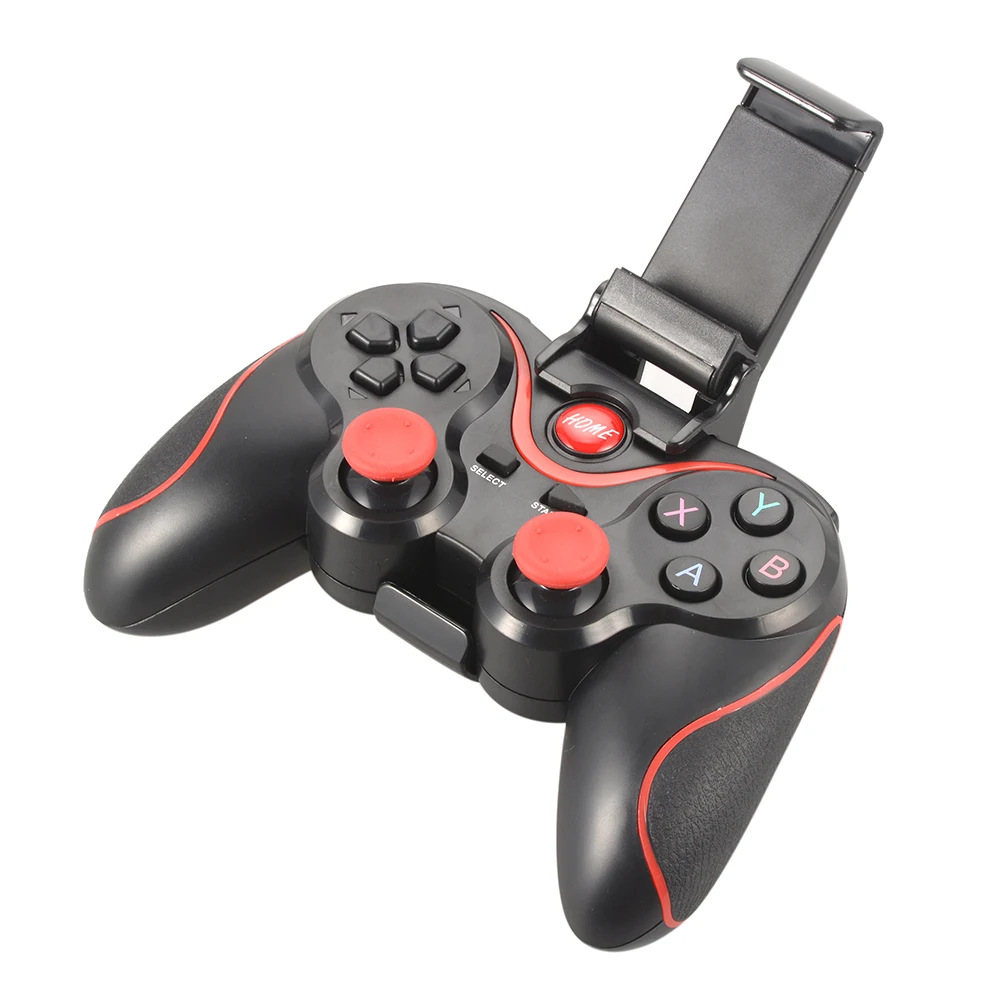  T3 Wireless Bluetooth Gamepad Game Controller With Bracket Holder for Android Smartphone/ Tablet/ Smart TV/ TV Box AC430+ 