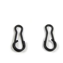 50 шт./упак. быстро Kwik зажимы матовый черный цвет Карп Рыбалка Терминал конец снасти