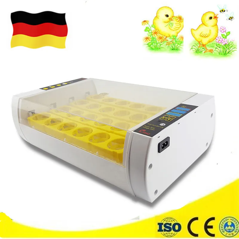 24 Eggs Incubator full Automatic Eggs Turning Tray Egg Observation