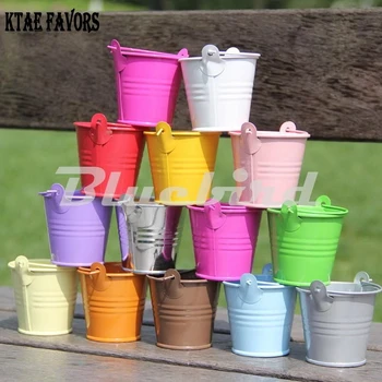 

KATE FAVORS 10Pcs Mini Cute Chocolate Candy Bucket Keg Wedding Birthday Party Pails Bag Gift Toys For Kids