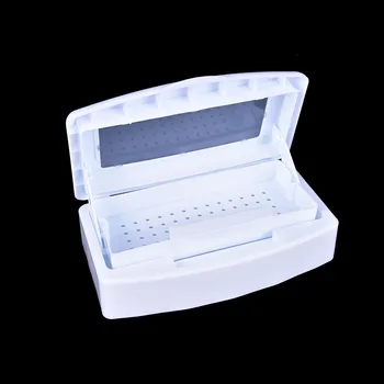 

Hot Pro Nail Art & Makeup Tools Sterilizer Box White Disinfection Layer Sterilizing Tray Manicure Beauty Salon Clean Equipment