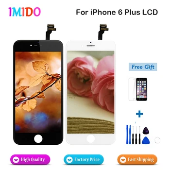 

10PCS/LOT 5.5 inch Compelet LCD For iPhone 6 PLUS Display touch screen with digitizer assembly parts 3D Touch Fast ship by DHL