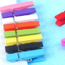 Детская игрушка, 10 шт., 3,5 см, сделай сам, ручной работы, цветной деревянный зажим, детские игрушки, игрушки для девочек, ремесла, детские наборы, игрушки для детей