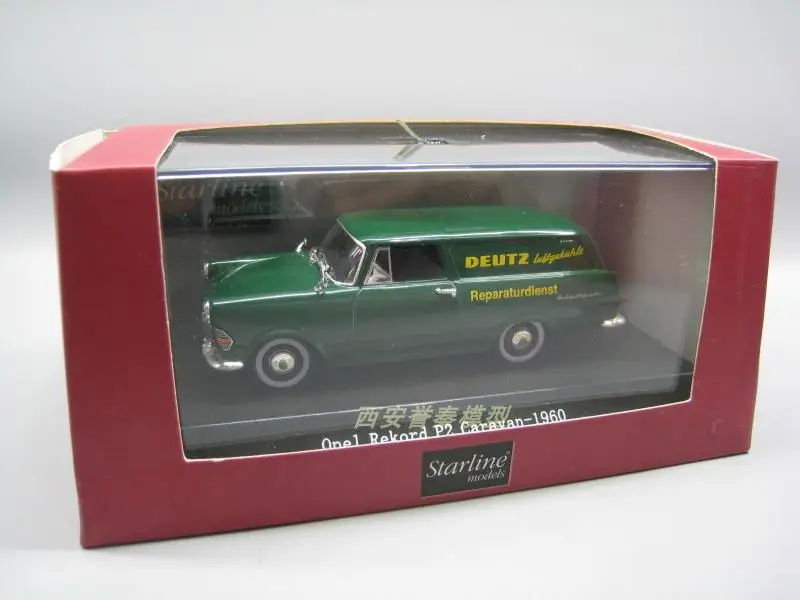 Star Line 1:43 OPEL rekord P2 CARAVAN модель автомобиля из 1960 сплава литые под давлением металлические игрушки подарок на день рождения для детей - Цвет: 1