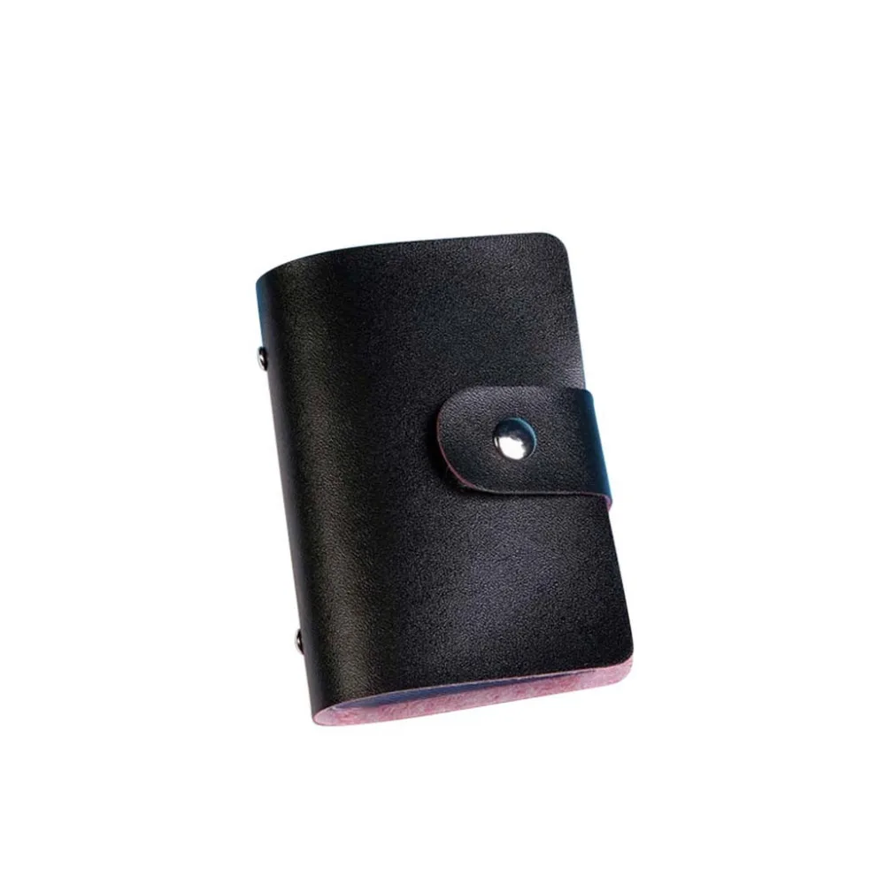Мужской женский кожаный кредитный держатель для карт модная сумка для карт посылка чехол минималистичный Кошелек Визитная карточка Etui Na Karty Kredytowe# DX