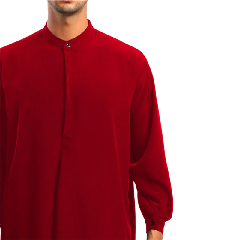 Мужская рубашка с длинным рукавом tobe Jubba Kurta в мусульманском стиле Абая