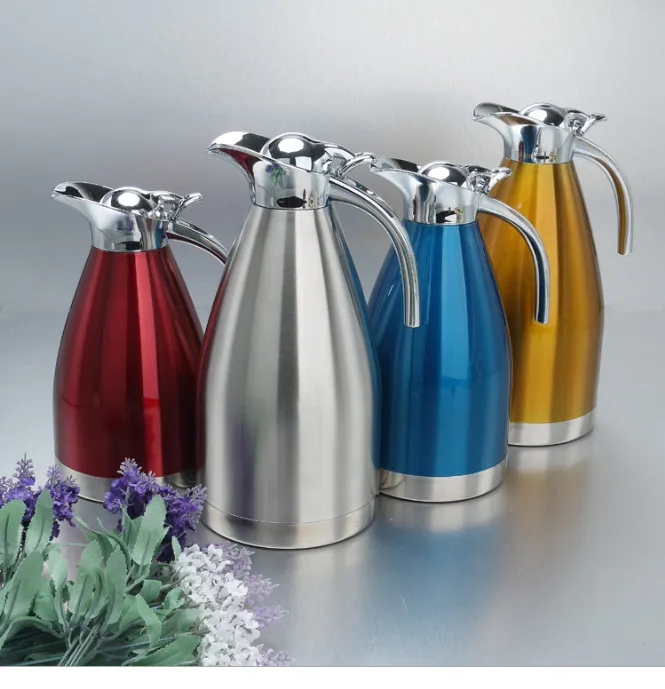 Buy 1 Pcs Stainless steel insulated pot double vacuum hot water bottle European