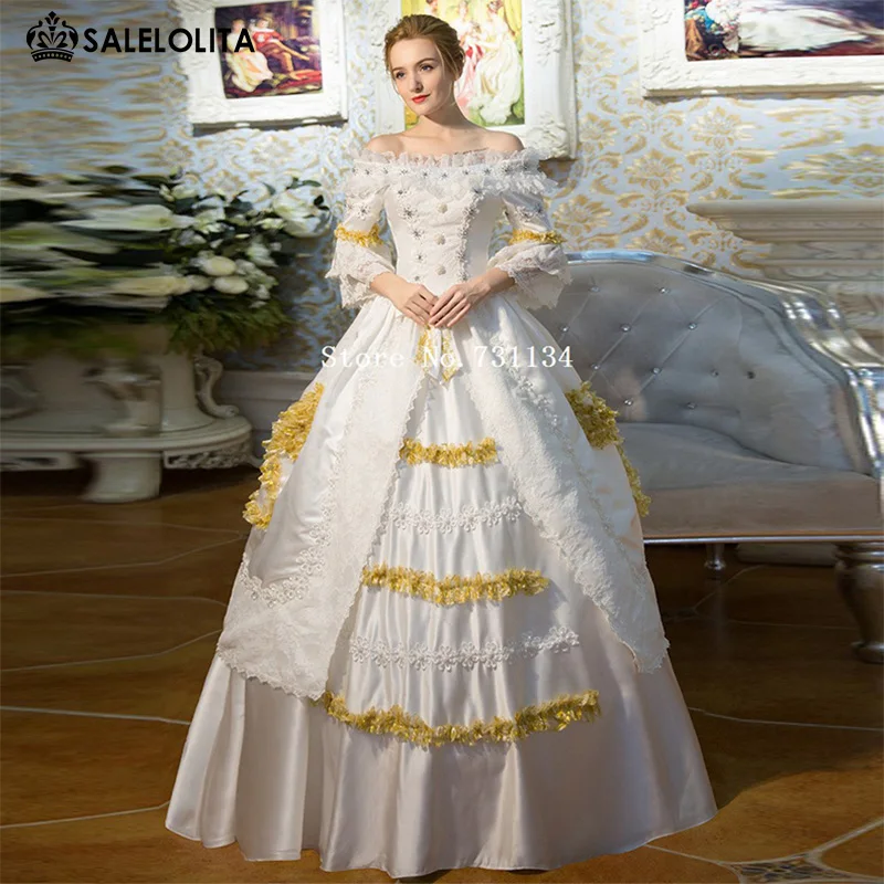 Высококачественное бальное платье с надписью Court Rococo в стиле барокко