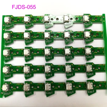 

12Pin Connector USB LED Charging Board for PS4 Slim and Pro JDS-055 Dualshock 4 Controller Micro USB Port Socket 100pcs/lot