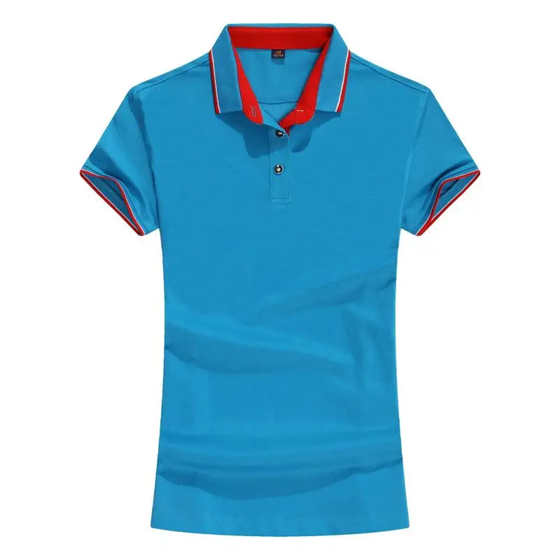 M-3XL летние женские рубашки поло с коротким рукавом повседневные брендовые Хлопковые женские рубашки поло с лацканами футболки модные женские тонкие Топы