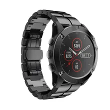 Прочный и прочный роскошный уникальный элегантный из нержавеющей стали быстрый выпуск легко подходит для Garmin Fenix 5X Plus