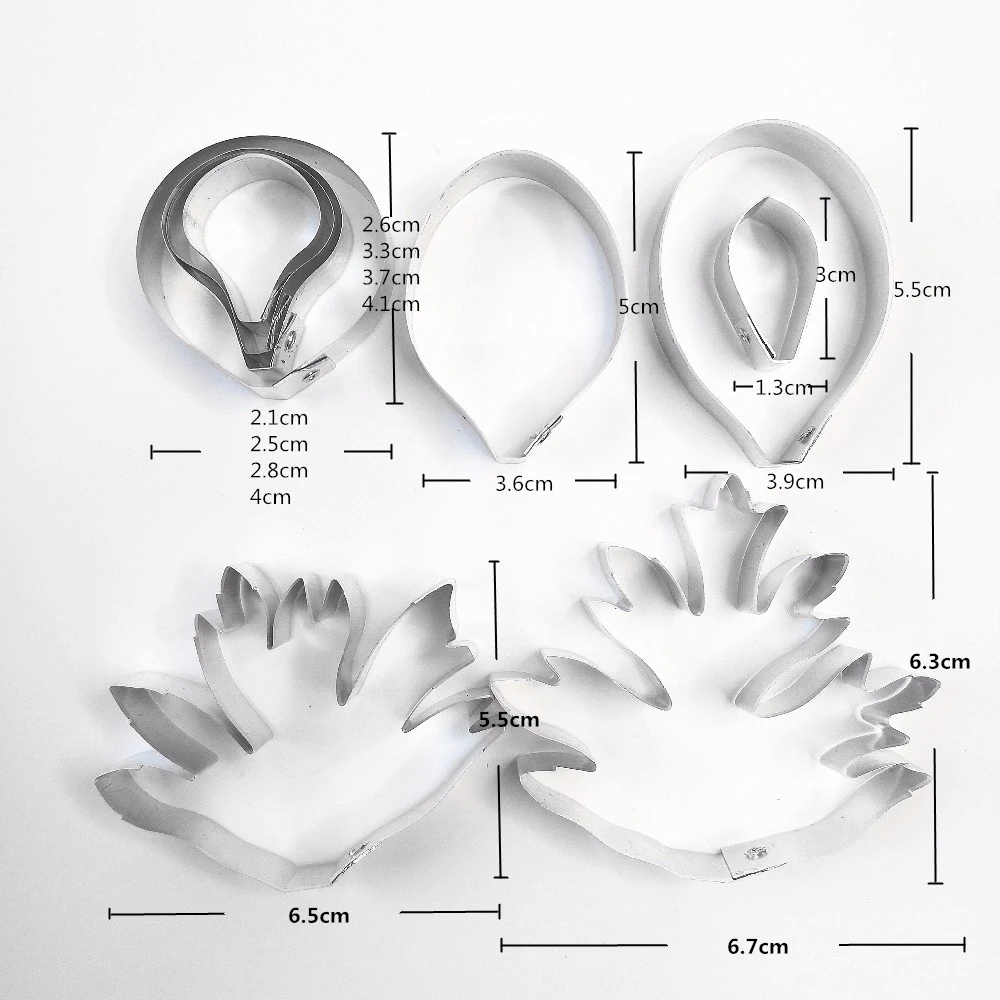 Skup Zawilce pełnym zestawem frezy, cukier kwiat formy, frezy do sugarcraftów, nożyce do fondantów, przecinaki do kwiatów gliny, cukier kwiat