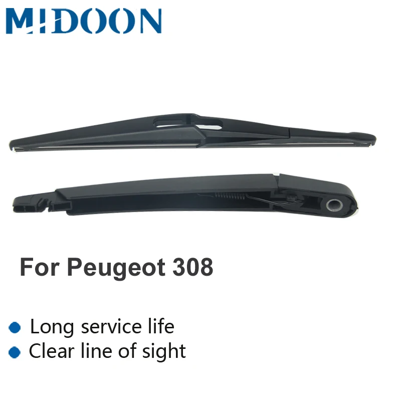 

MIDOON Rear Wiper Arm & Rear Wiper Blade for Peugeot 308 Hatchback / SW