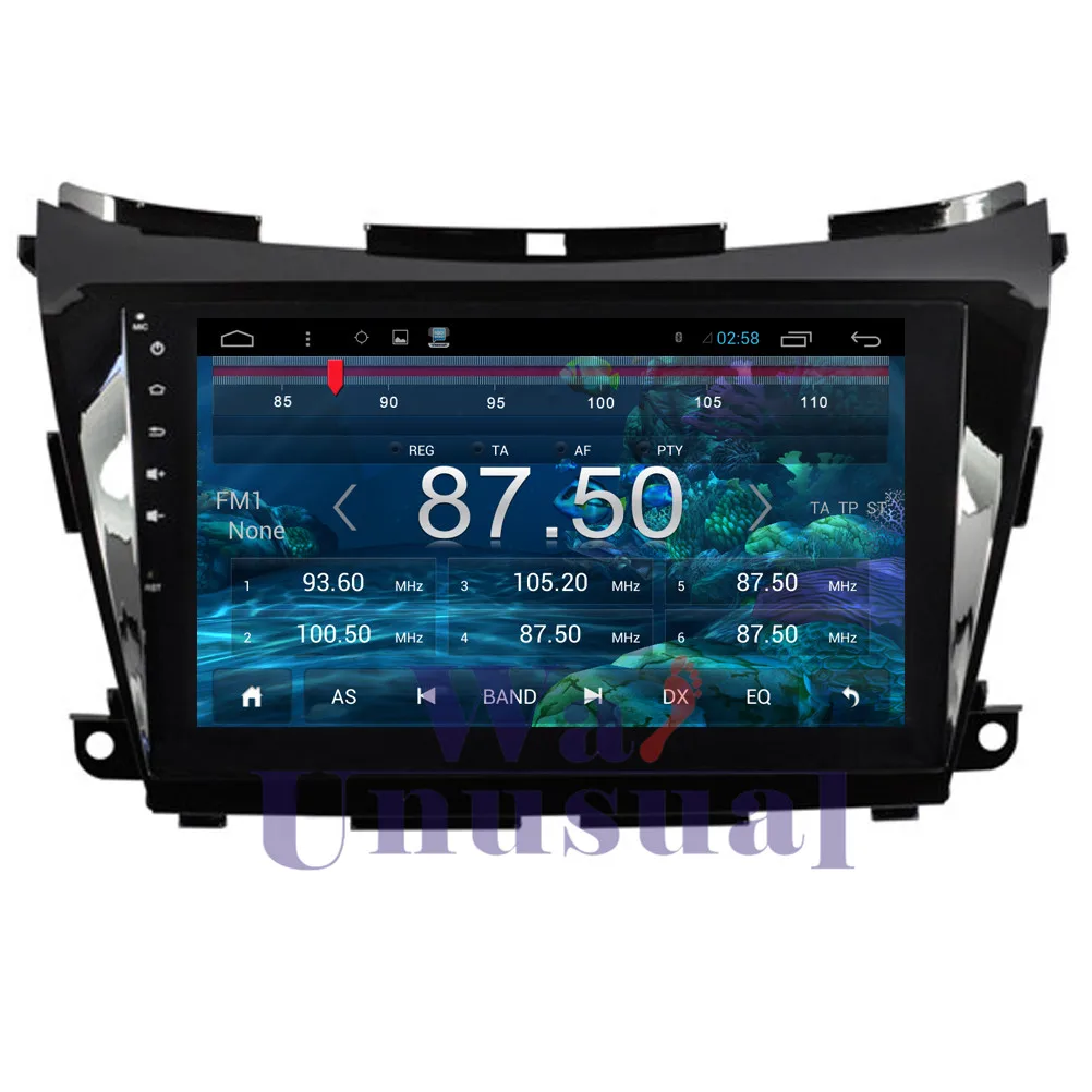 Discount WANUSUAL 10.2 Inch Quad Core 16G Android 6.0 Car Multimedia Player for Nissan Murano 2015 with GPS BT WIFI Mirror Link 1024*600 1