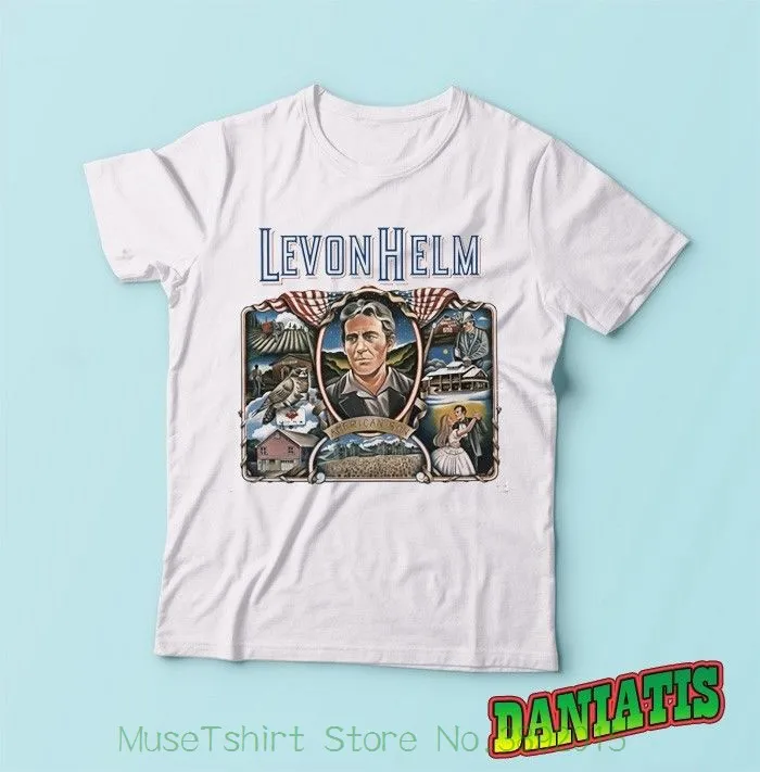 Levon Helm Американский сын группа Канадские корни футболка в стиле рок с S M L XL 2XL