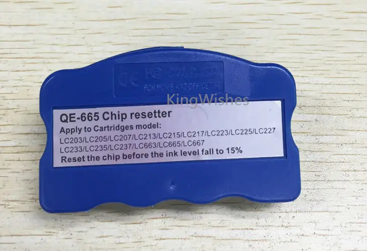 

Free Shipping 1PCS LC203 Chip Resetter For Brother MFC-J4320DW MFC-J4420DW MFC-J4620DW MFC-J5520DW MFC-J5620DW MFC-J5720DW
