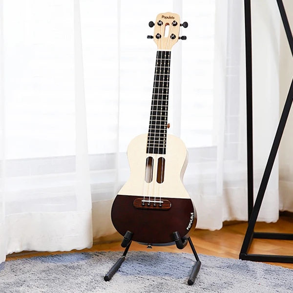Populele 23 inch Ukulele APP Teaching LED Bluetooth USB Multifunctional