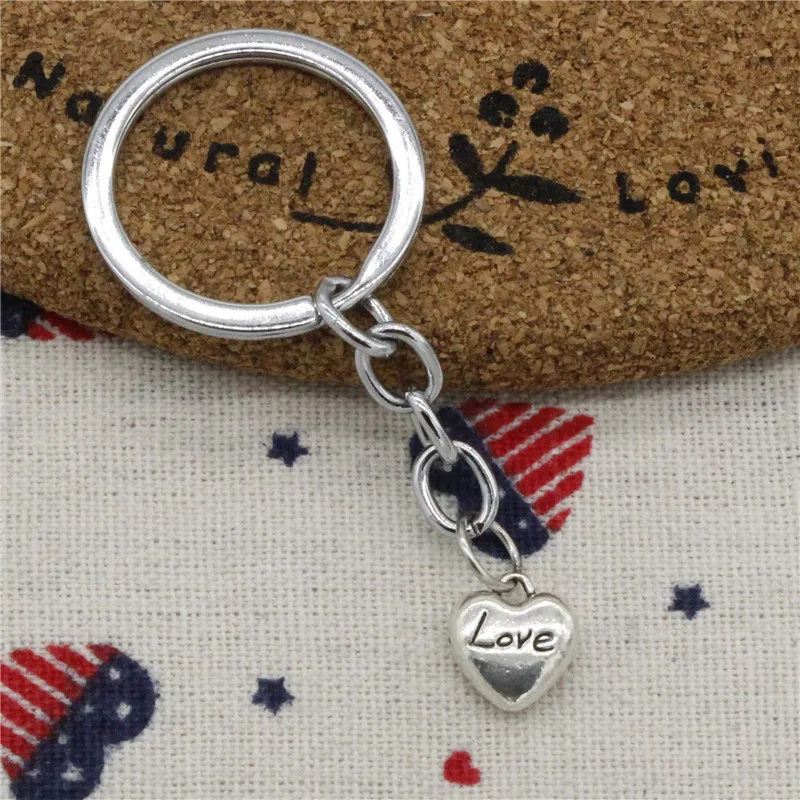 New Fashion heart love 12*10*4mm Pendant KeyChain,DIY Jewelry Handmade