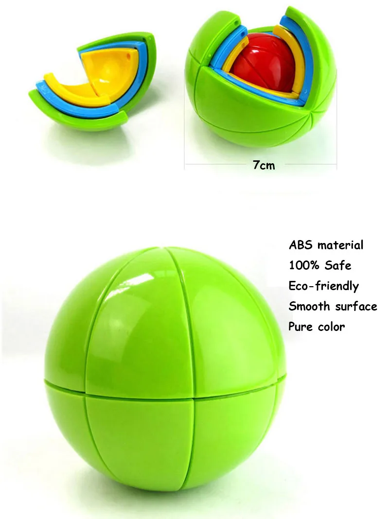 7 см 3D Интеллект головоломка Лабиринт мяч головоломка игра образование для детей IQ Обучение логический пазл, детская игрушка Рождественский подарок