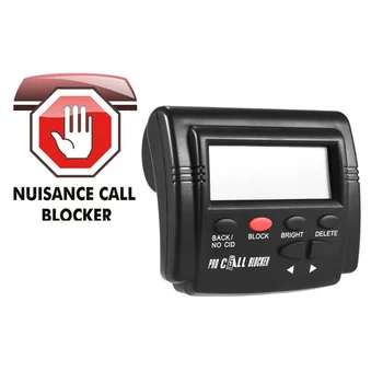 

Pro Call Blocker Caller ID Blocker Stop Nuisance Calls FSK/DTMF Dual System Switchable Blacklists Automatic Recognization
