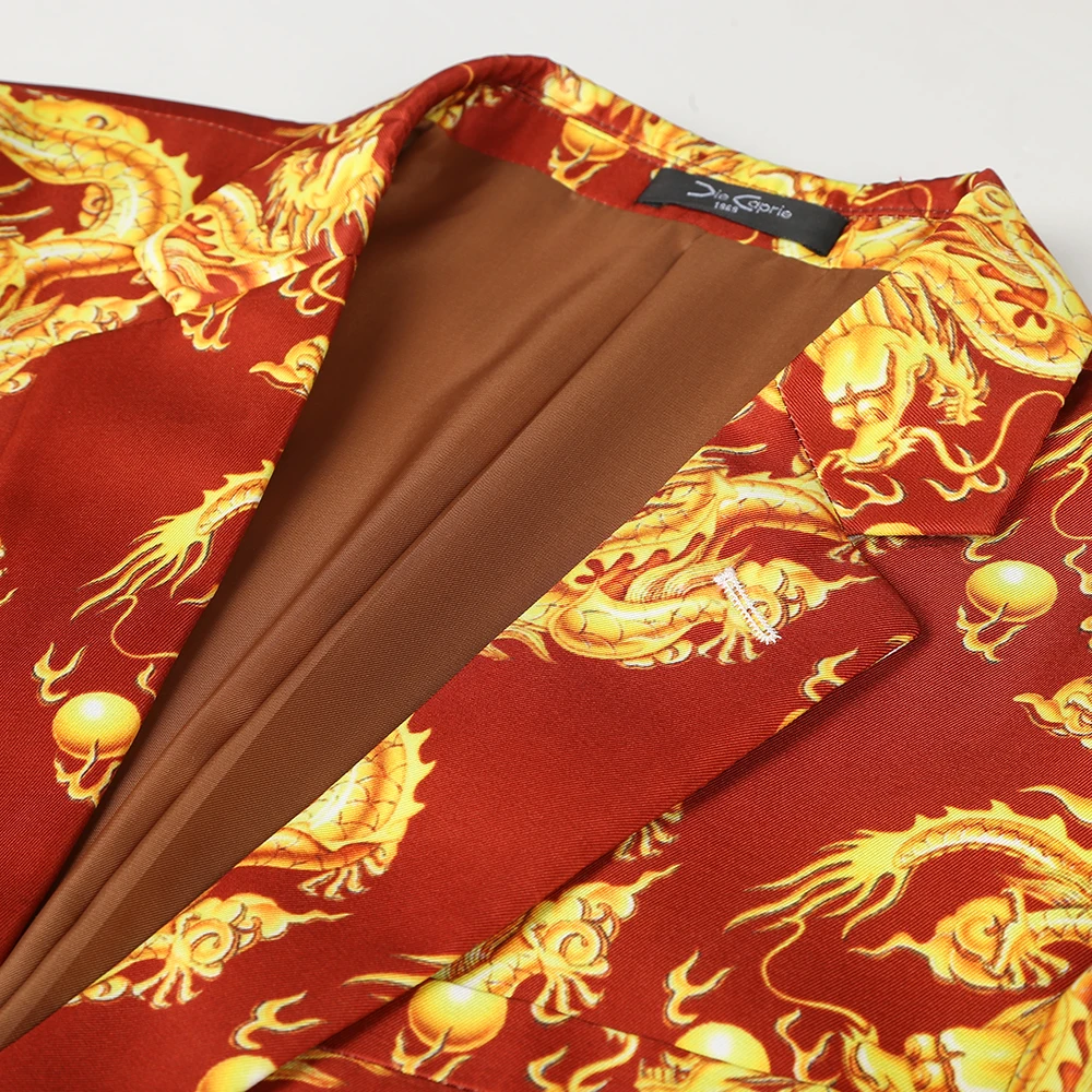 2019 Men'S Printed Single West High Quality Business Casual Fashion Luxury Classic Joker Men'S Blazer 2019 Men'S Printed Single West High Quality Business Casual Fashion Luxury Classic Joker Men'S Blazer