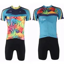 Мужская Personas Roses короткий рукав Велоспорт Джерси синий велосипед/велосипедная Одежда дышащая одежда для велосипеда Размер S-6XL
